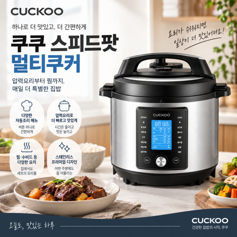 쿠쿠 스피드팟 멀티쿠커 CMC-A0655FB