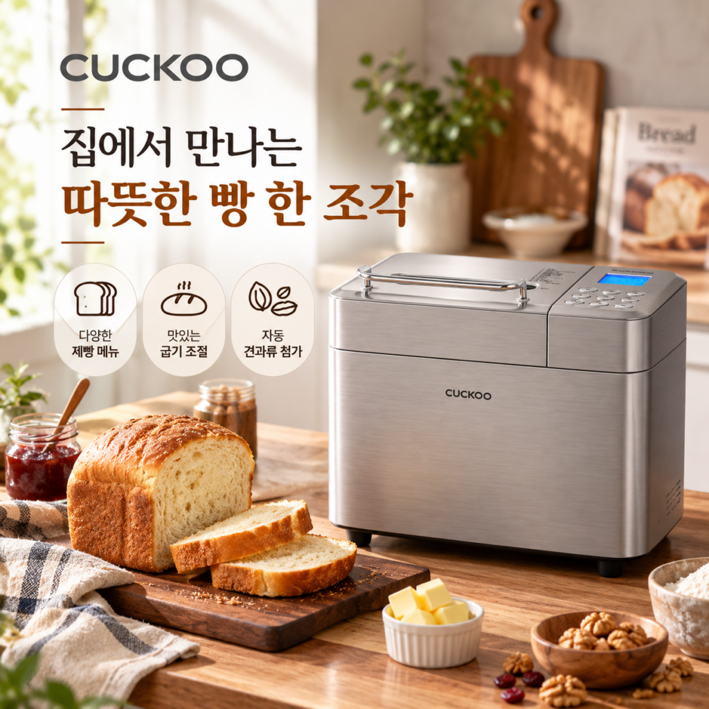 쿠쿠 가정용 제빵기 세트 CBM-AB101S 제품 이미지